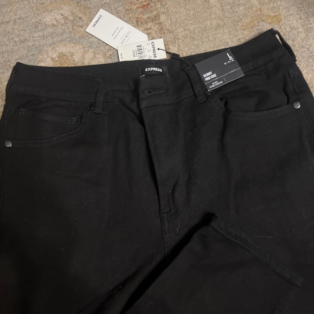 Express Skinny High Rise Flex Jeans (12-16) NWT
